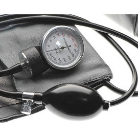 AR Emporium Professional Aneroid Sphygmomanometer Manual Blood Pressure Monitor for Upper Arm Adult Size Cuff Zipper Case Included, CE