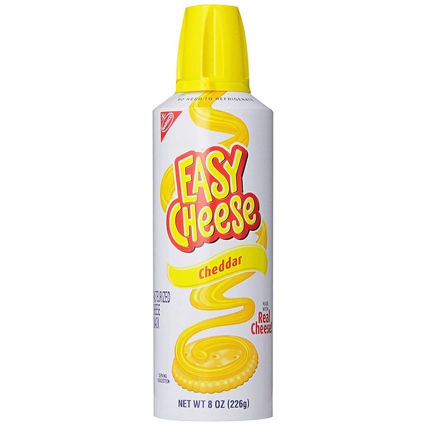 Kraft Easy Cheese Cheddar - 12 Pack