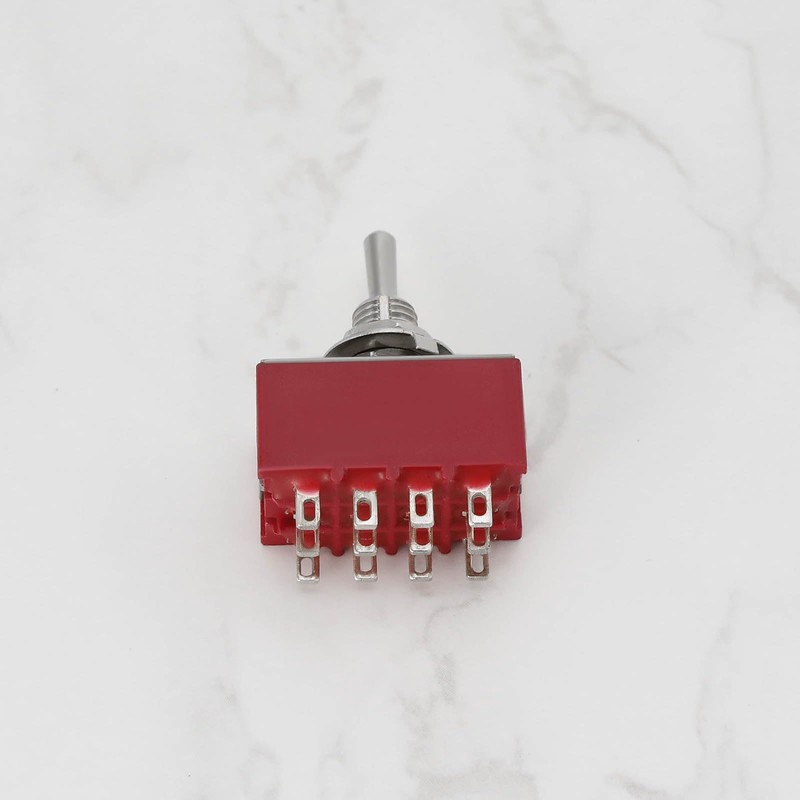 ECSiNG 5 Pcs Mini Miniature Toggle Switch 12 Pin 2
