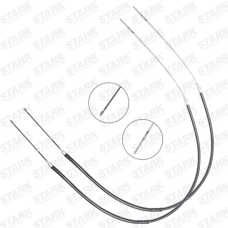 STARK SKCPB-1051158 Handbrake Cable Rear 1500/937+1500/937 mm