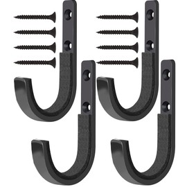 GOHIKING Gun Rack Storage Rifles Shotgun Hooks Wall Mount Hangers for Any Rifles Shotguns Archery Bow with Soft Padding and Heavy Duty Steel