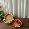 Rattan Fruit Tray Hand Woven Elegant Traditional Natural Rattan Serving