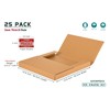 Kayritonz LP Mailers 12.8"L x 12.8"W x 1"D Kraft Vinyl
