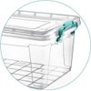 Best House|Plastic Storage Box with Clips & Lid|Size 10L (L:43cm