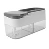 2 in 1 Kitchen Sink Dish Soap Dispenser Sponge Holder