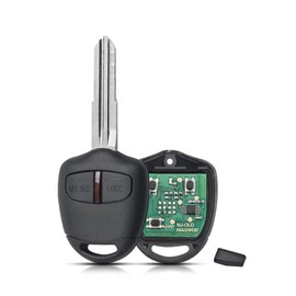 433mhz 2 Buttons For Mitsubishi Key Fob Remote Fob for Mitsubishi L200 Montero Pajero Shogun Triton Lancer Outlander Key with 46chip MIT11 Blade