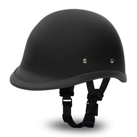 Daytona Helmets Hawk Headgear for Men - Novelty Half Helmet with Breathable Liner - Retro Skull Cap Helmet with Head Wrap