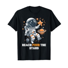 Reach 4 the Stars costume Child's 4th Birthday Party T-Shirt