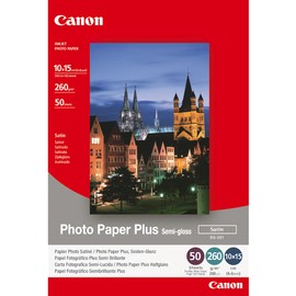 Canon SG2014X6 Semi Gloss 260 GSM Photo Paper, 4 x 6 Inches (20 Sheets)