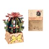 3D Flower Wooden Puzzles for Adults DIY Wooden Flowers Model