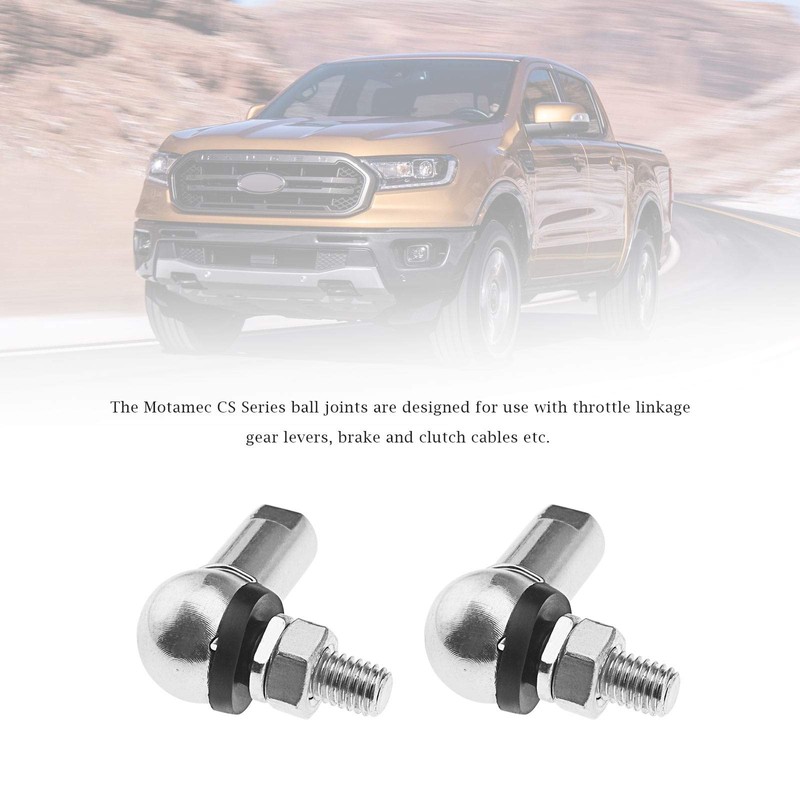 OTOTEC 4-teiliges Winkelgelenk-Set, mit Federclip, Staubdichtung, CS DIN 71802, Getriebegestänge,