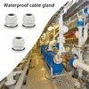 DODUOS 44-Piece Cable Gland Set IP68 Waterproof Closure Cable Screw