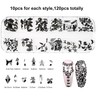 Jollin 1920 Pieces Flat Back Rhinestones Glass Charms Rhinestones Gemstones