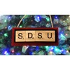 San Diego Christmas Ornament Letters Tiles HandCrafted