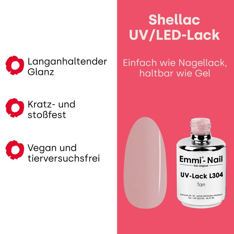 Emmi-Nail UV Nail Polish – Tan – 15ml/0.5oz