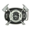 Fire Department FD Firefighter w/Axes Enamel Belt Buckle