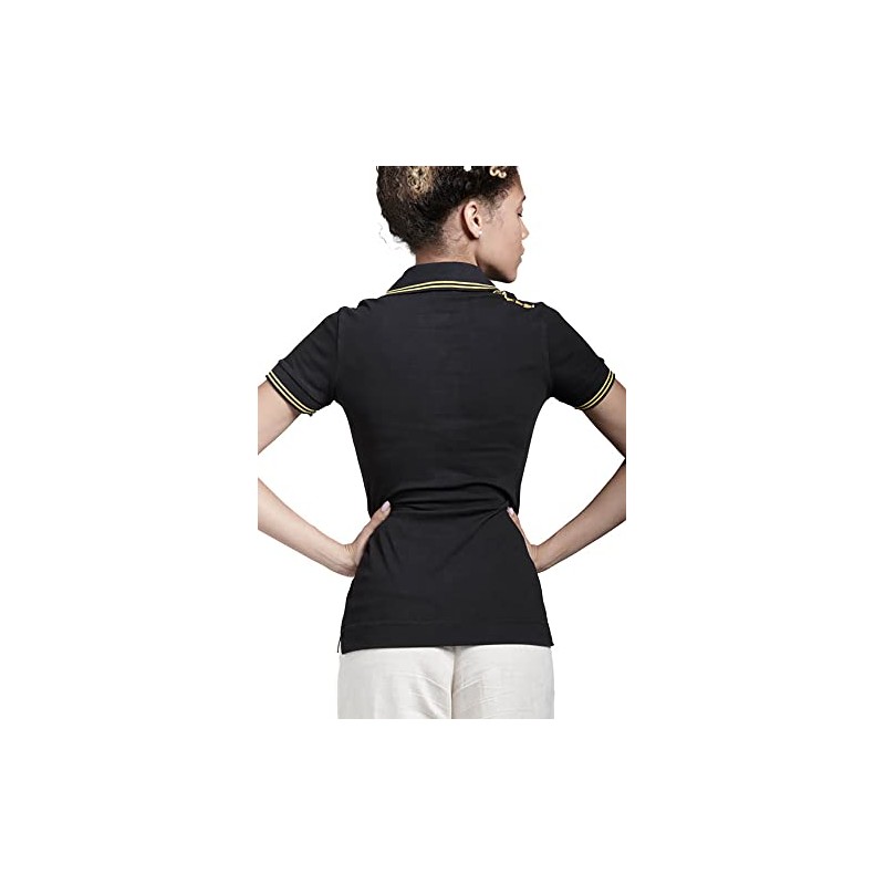 Cressi Polo Donna Nero/Giallo S