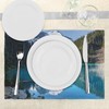 ABAKUHAUS Landschaft Platzmatten 8 Stück, See In Nordkanada Mit Dünnen