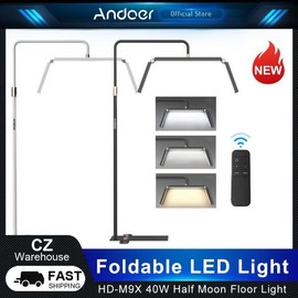 Andoer/LED/Lamp/Floor/Foldable/3200K-5600K/Beauty Salons/Make Up/Stand