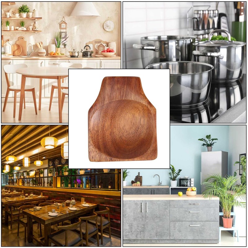 Oidnvay 9 PCS Wooden Spoons for Cooking, Utensils With Holder,