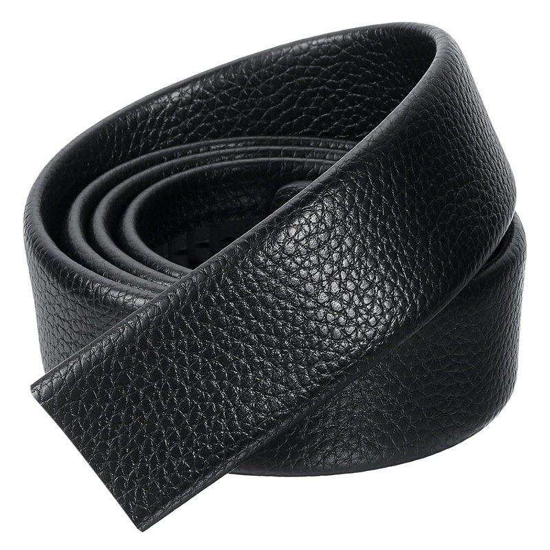 sourcing map Men Leather Belt Strap without Buckle Head, 1.4-inch