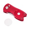 Mile High Life All-Metal Foldable Golf Divot Tool with Pop-up