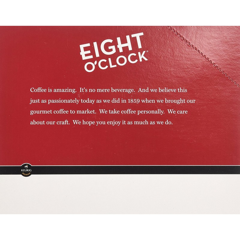 Eight O'Clock Original Blend Single Serve K-Cups for Keurig Brewers,