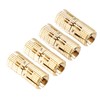 4Pcs Pack Copper Brass Cabinet Gift Box Concealed Barrel Hinge