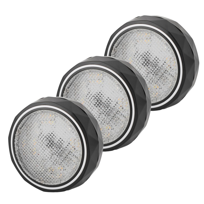 RGB Puck Lights with Remote Control Battery Powered Easy To