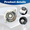 GKmow Pack-1 Radiator Cap, Stainless Steel Engine Seal Cover, 16