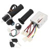 24V 500W Electric Bike Controller Throttle Grip with Square Screen