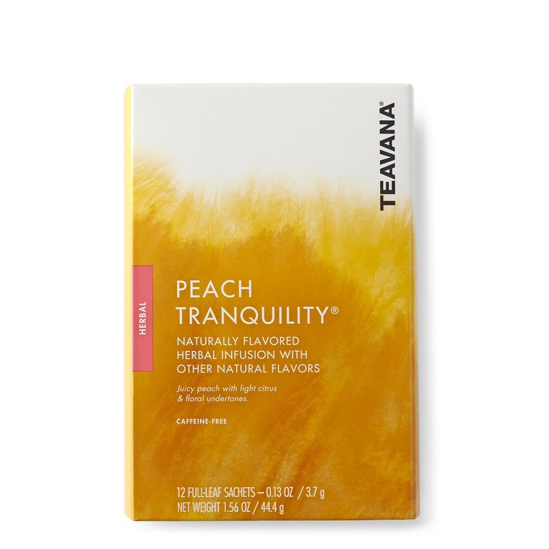 Teavana Peach Tranquility Full Leaf Tea 12 Sachets (0.13 oz