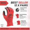 Durabull Work Gloves - 12 Pairs. Protective Safety Gloves For