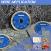 HERZO Set of 3 Diamond Cutting Discs 115 mm Extra