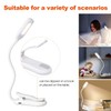QEBIDUM Clip On Book Reading Light for Bed, Clamp On