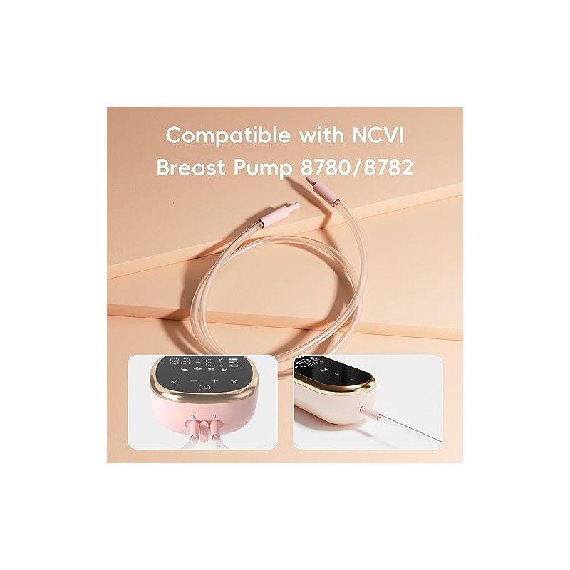 NCVI Replacement Tubing Compatible with 8782/8780, Breast Pump Accessories, BPA