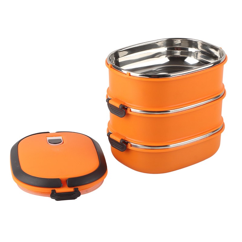 3 Layers Bento Box Stainless Steel Portable Insulated Lunch Containers