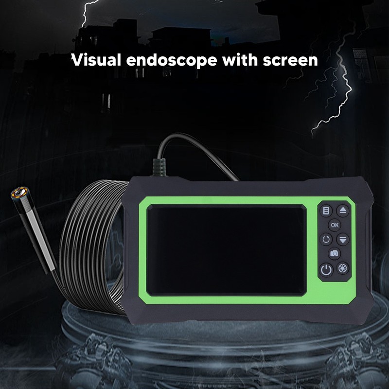 Dual Lens Industrial Endoscope ABS 1080P Digital Inspection Camera Waterproof