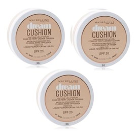 Maybelline New York Foundation dream cushion 30 Sand, Pack of 3
