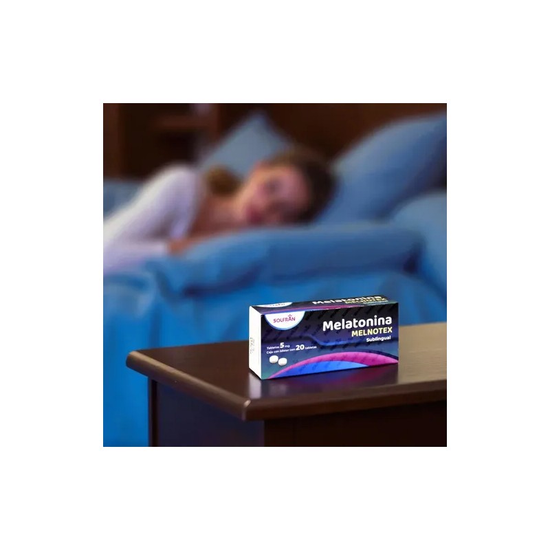 Melatonina 5 Mg Melnotex Pack Con 40 Tableta Sublingual