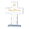 YWHL 20th Anniversary Religious Gifts for Couple, Laser Engraved Glass