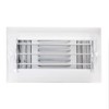 EZ-FLO 61615 Three-Way Sidewall/Ceiling Register, 12 inch x 6 inch