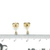 14K Gold Plating Tiny 2MM Cubic Zirconia Stud Earrings Minimal