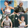 12 Pcs Stretchy Headbands for Women, Absorbed Sport Headband Soft