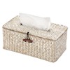 Shonmogar Tissue Box Cover Rectangle Seagrass Tissue Box,Woven Tissue Box
