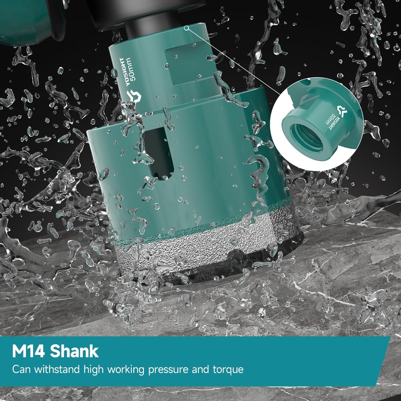 2 Inch Diamond Hole Saw - 50 mm M14 Shank
