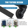 Cuttable Luggage Wheel Covers,12pcs Silicone Luggage Wheel Protector Covers Self-Adhesive,