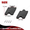 Hutexico Adjustable Handlebar Riser Support Heighten 2" Aluminum Handlebar Riser