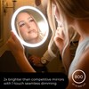 Ilios Lighting Cordless Bright LED Makeup Mirror with Lights and