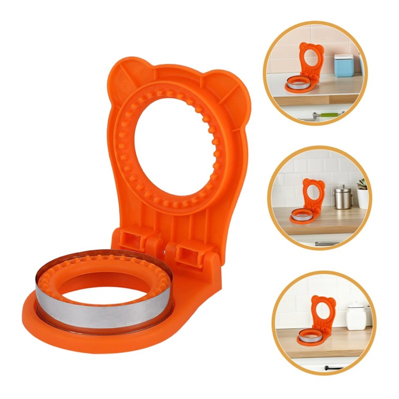 LABRIMP Sandwich Maker: Circle Shape Sandwich Cutter and Sealer Press
